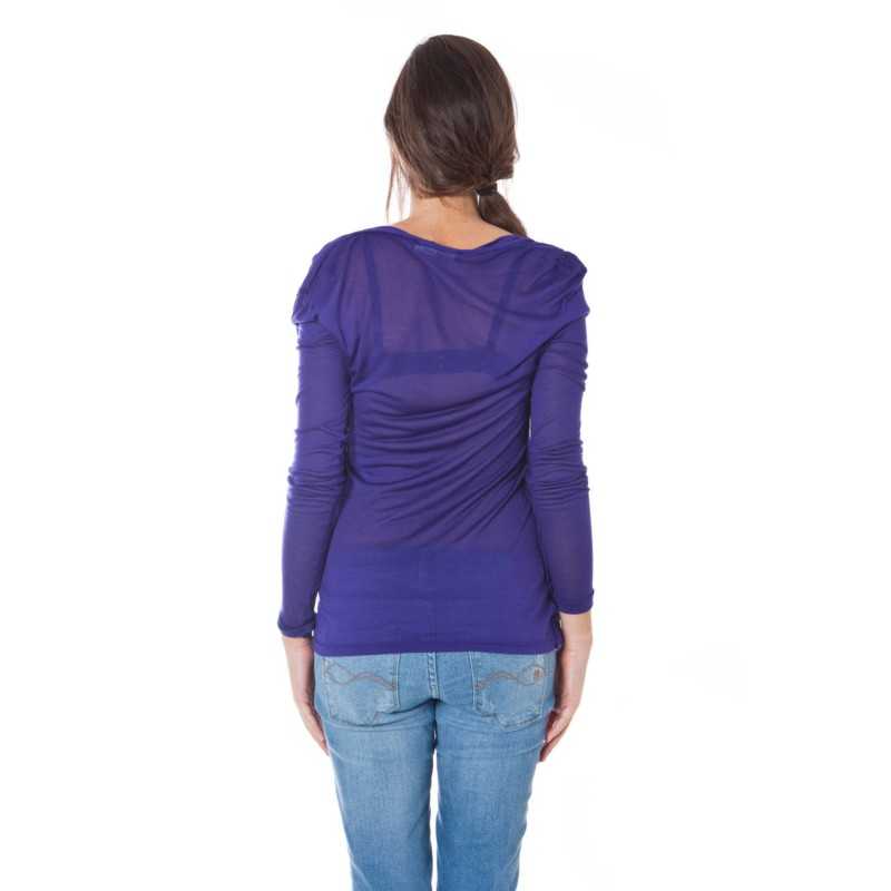 PHARD LONG SLEEVE T-SHIRT PURPLE WOMAN