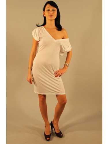 PATRIZIA PEPE SHORT DRESS WOMAN WHITE