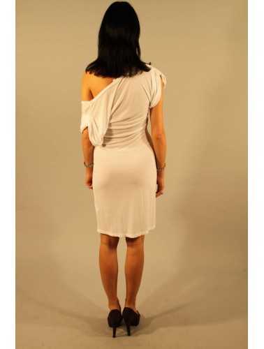 PATRIZIA PEPE SHORT DRESS WOMAN WHITE