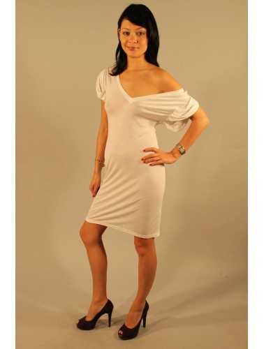 PATRIZIA PEPE SHORT DRESS WOMAN WHITE