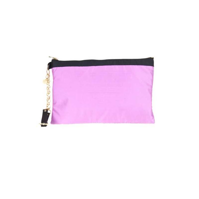 PATRIZIA PEPE PURPLE WOMAN CLUTCH