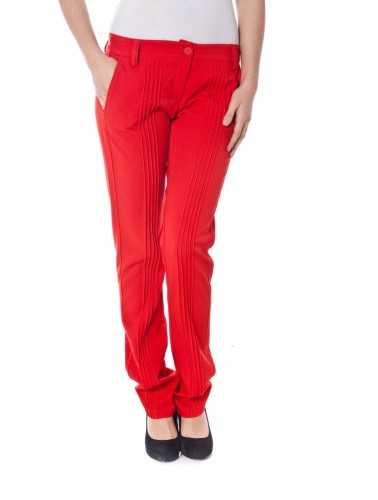 DENNY ROSE PANTALONE DONNA ROSSO