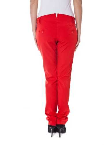 DENNY ROSE PANTALONE DONNA ROSSO