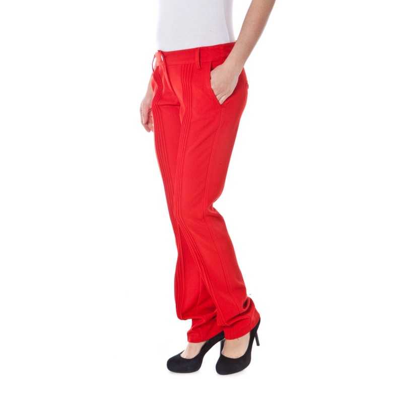 DENNY ROSE PANTALONE DONNA ROSSO