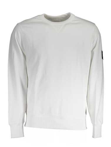 CALVIN KLEIN SWEATSHIRT WITHOUT ZIP MAN WHITE