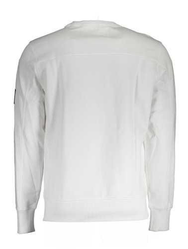 CALVIN KLEIN SWEATSHIRT WITHOUT ZIP MAN WHITE