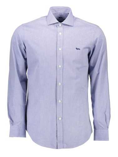 HARMONT & BLAINE MEN'S BLUE LONG SLEEVE SHIRT