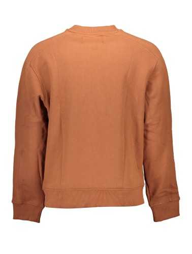 CALVIN KLEIN SWEATSHIRT WITHOUT ZIP MAN BROWN