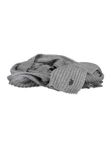 US POLO ASSN. GRAY MEN'S SCARF