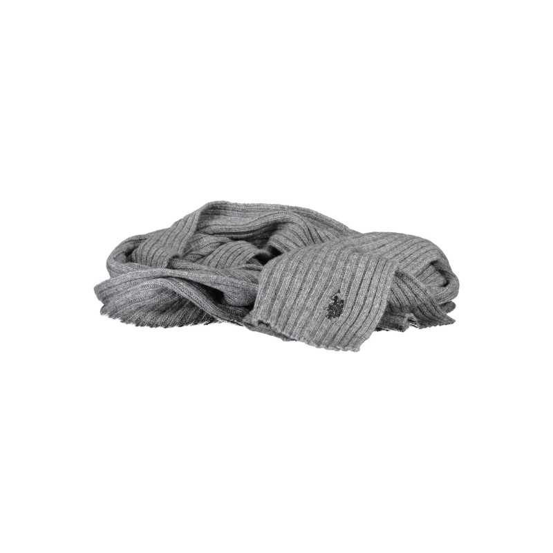 US POLO ASSN. GRAY MEN'S SCARF