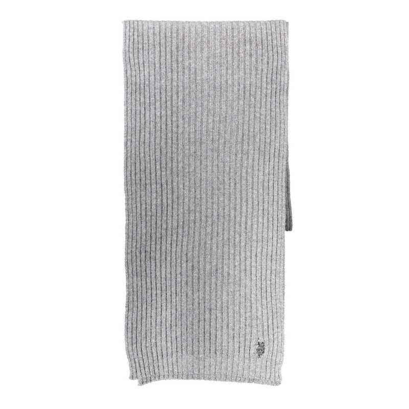 US POLO ASSN. GRAY MEN'S SCARF