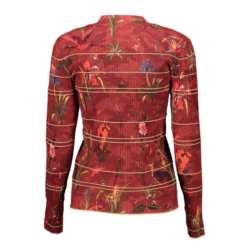 DESIGUAL MAGLIA DONNA ROSSO