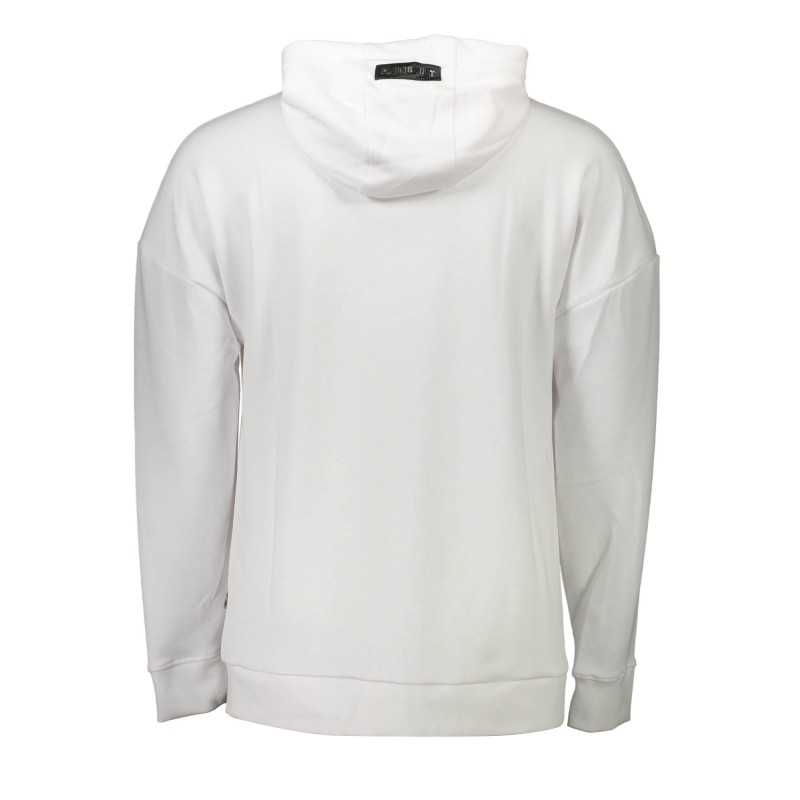 PLEIN SPORT SWEATSHIRT WITHOUT ZIP MAN WHITE