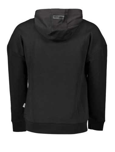 PLEIN SPORT SWEATSHIRT WITHOUT ZIP MAN BLACK