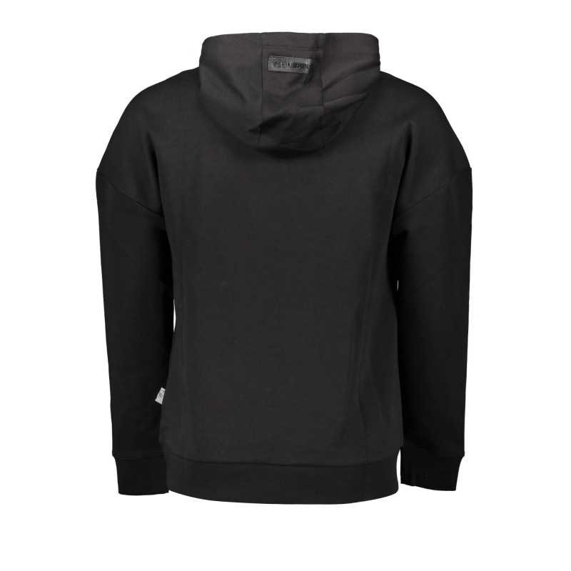 PLEIN SPORT SWEATSHIRT WITHOUT ZIP MAN BLACK