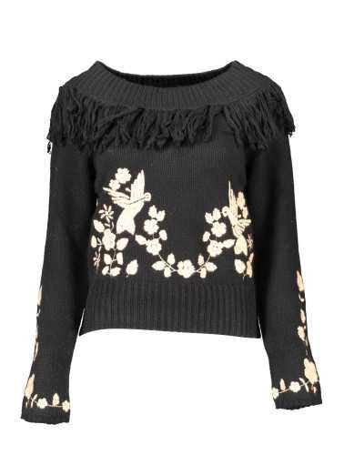 BLUGIRL BLACK WOMAN SWEATER