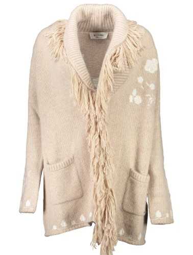 BLUGIRL BEIGE WOMAN CARDIGAN