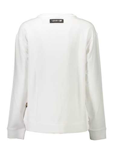 PLEIN SPORT SWEATSHIRT WITHOUT ZIP WOMAN WHITE