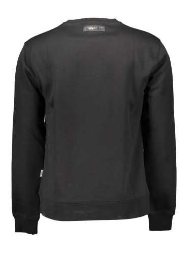 PLEIN SPORT SWEATSHIRT WITHOUT ZIP MAN BLACK