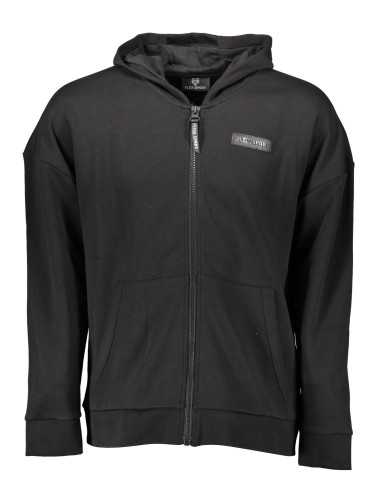 PLEIN SPORT FELPA CON ZIP UOMO NERO