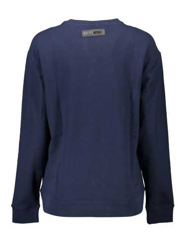 PLEIN SPORT SWEATSHIRT WITHOUT ZIP WOMAN BLUE