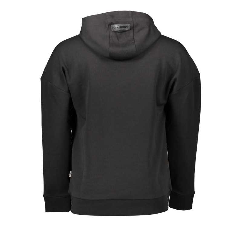 PLEIN SPORT FELPA SENZA ZIP UOMO NERO