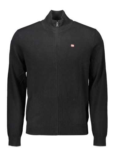 NAPAPIJRI MEN'S BLACK CARDIGAN