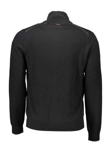 NAPAPIJRI MEN'S BLACK CARDIGAN