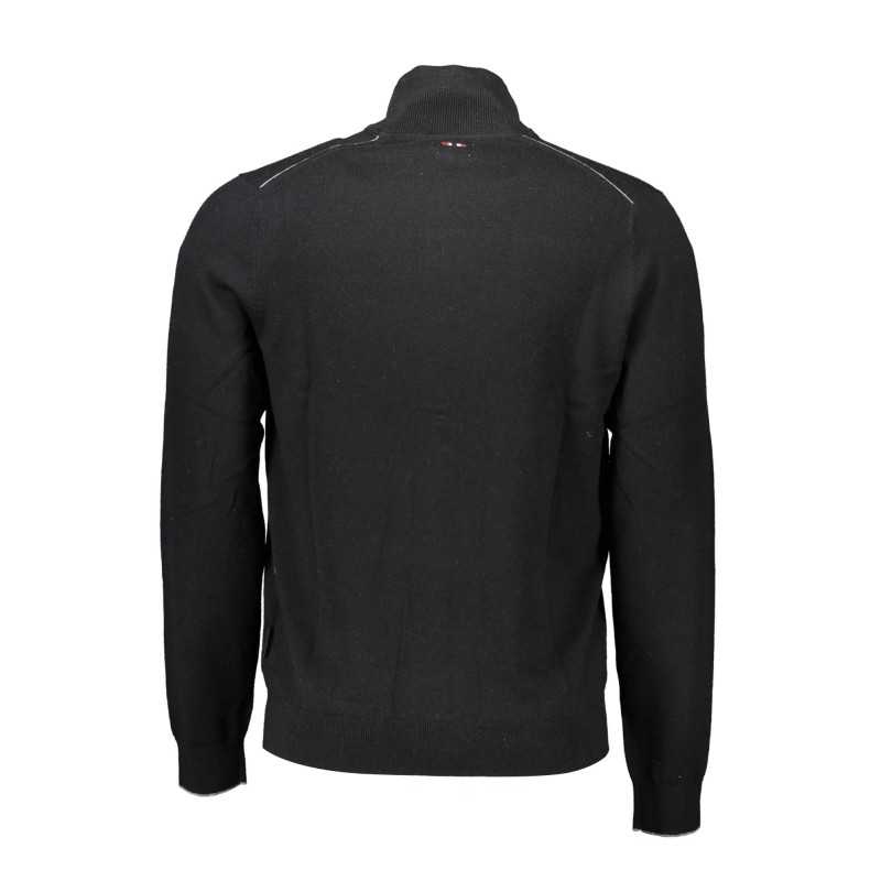 NAPAPIJRI MEN'S BLACK CARDIGAN