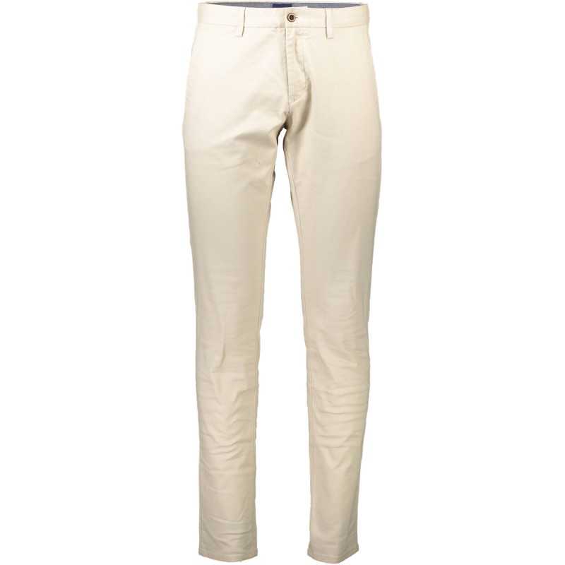 GANT MEN'S BEIGE TROUSERS