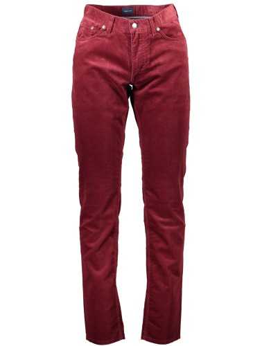 GANT RED MEN'S TROUSERS