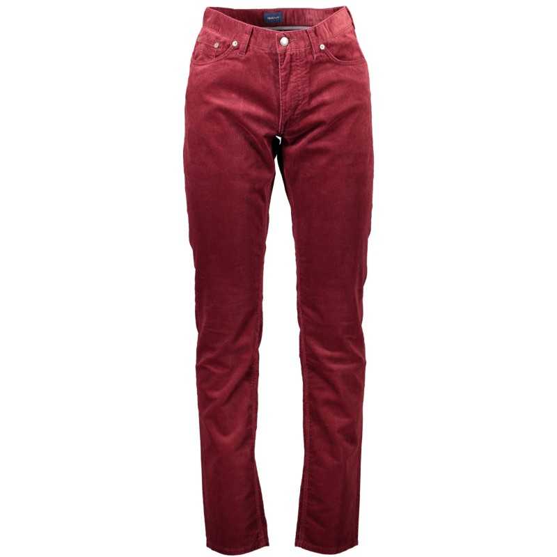 GANT RED MEN'S TROUSERS