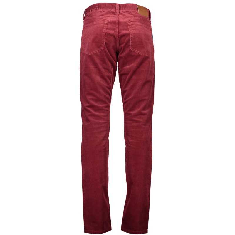 GANT RED MEN'S TROUSERS