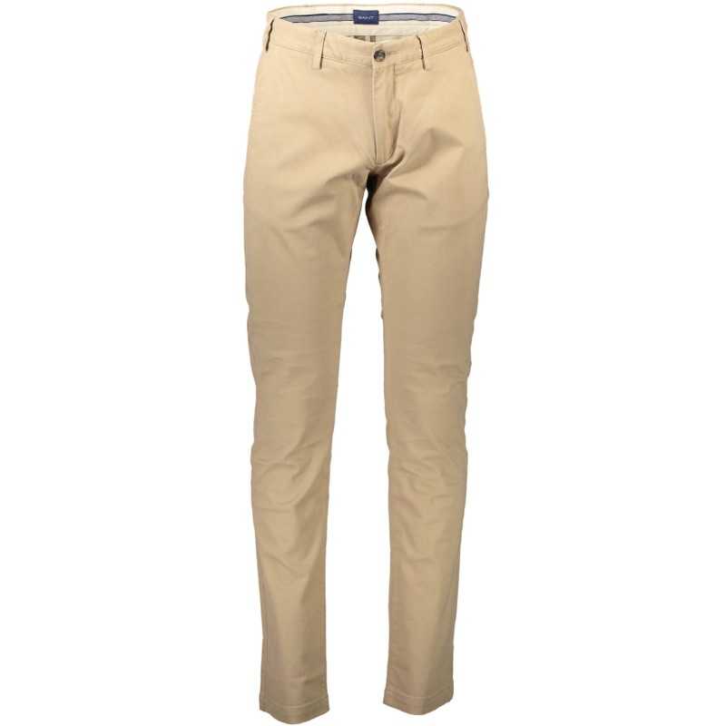 GANT MEN'S BEIGE TROUSERS