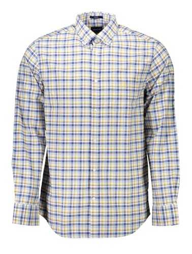 GANT MEN'S YELLOW LONG SLEEVE SHIRT