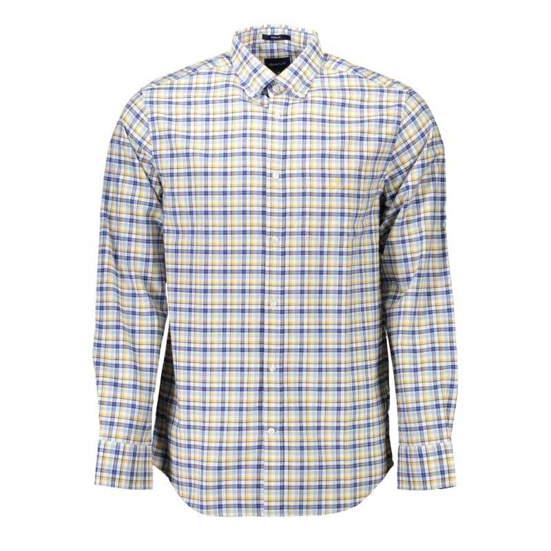 GANT MEN'S YELLOW LONG SLEEVE SHIRT