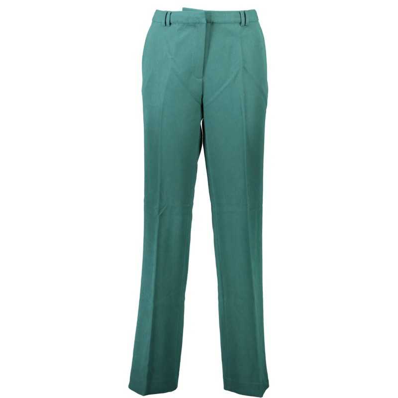 GANT WOMEN'S GREEN TROUSERS