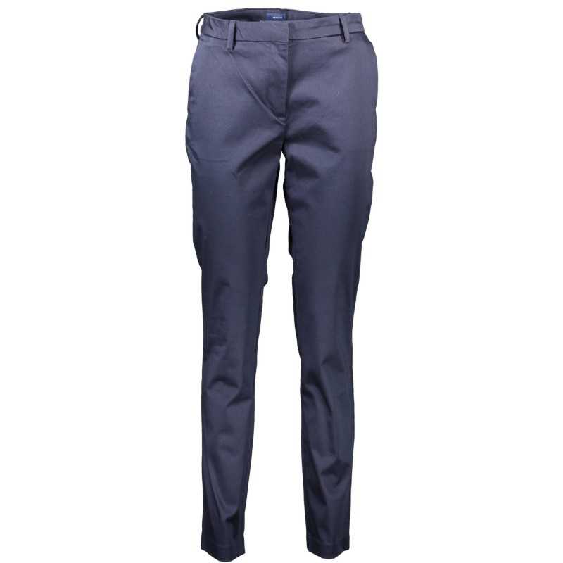 GANT WOMEN'S BLUE TROUSERS