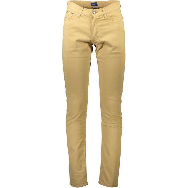 GANT MEN'S BEIGE TROUSERS