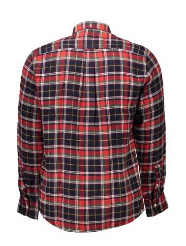 GANT MEN'S RED LONG SLEEVE SHIRT