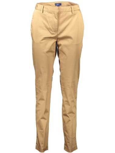 GANT WOMEN'S BROWN TROUSERS