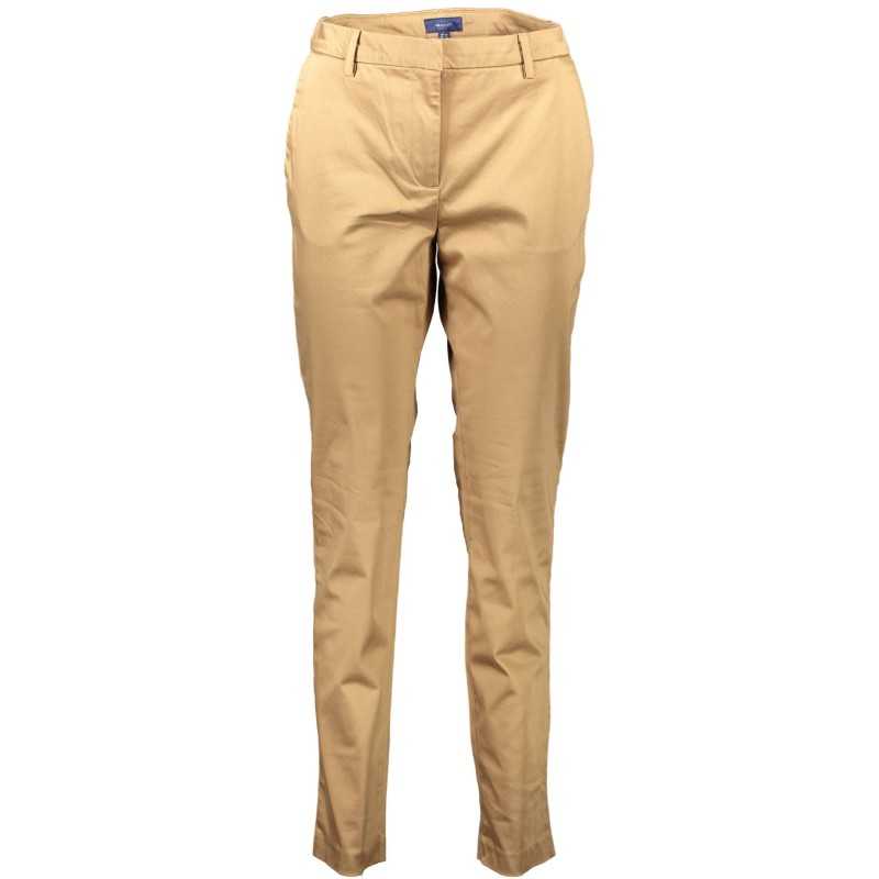 GANT WOMEN'S BROWN TROUSERS