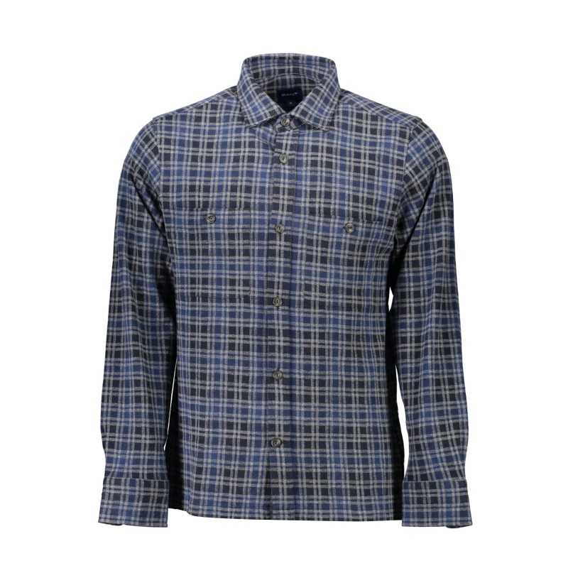 GANT MEN'S BLUE LONG SLEEVE SHIRT