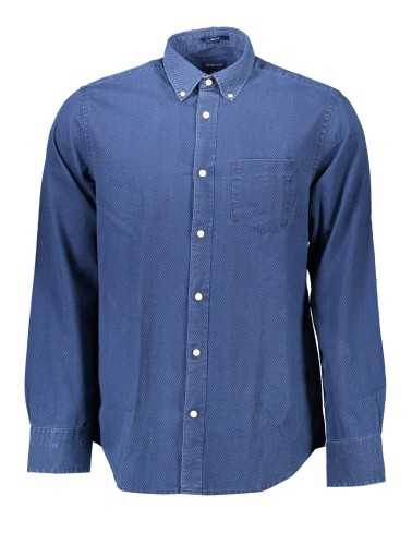 GANT MEN'S BLUE LONG SLEEVE SHIRT