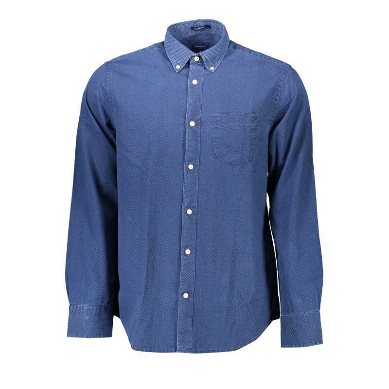 GANT MEN'S BLUE LONG SLEEVE SHIRT