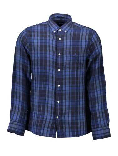 GANT MEN'S BLUE LONG SLEEVE SHIRT