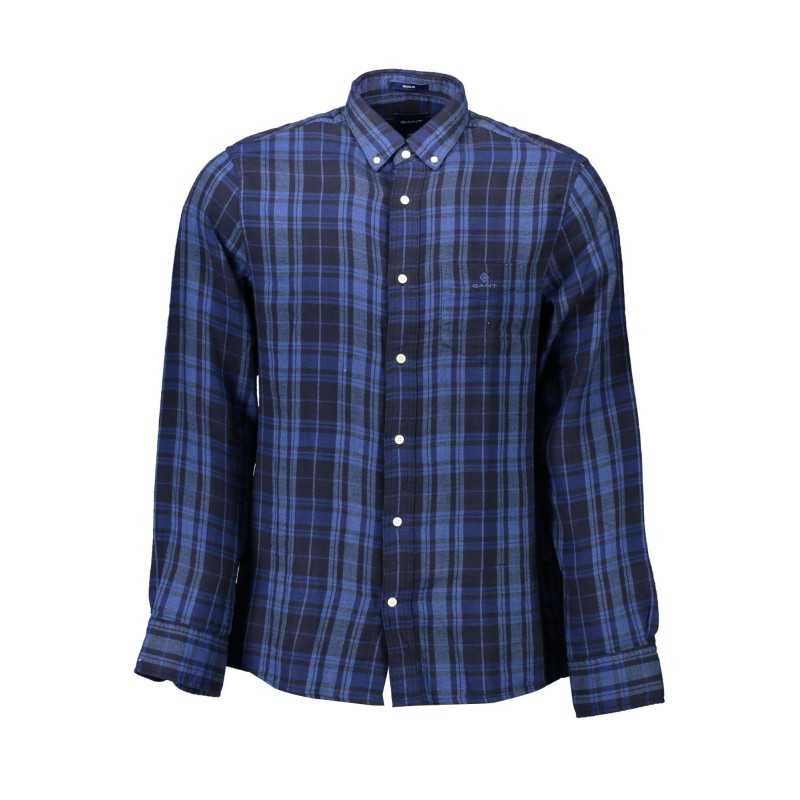 GANT MEN'S BLUE LONG SLEEVE SHIRT