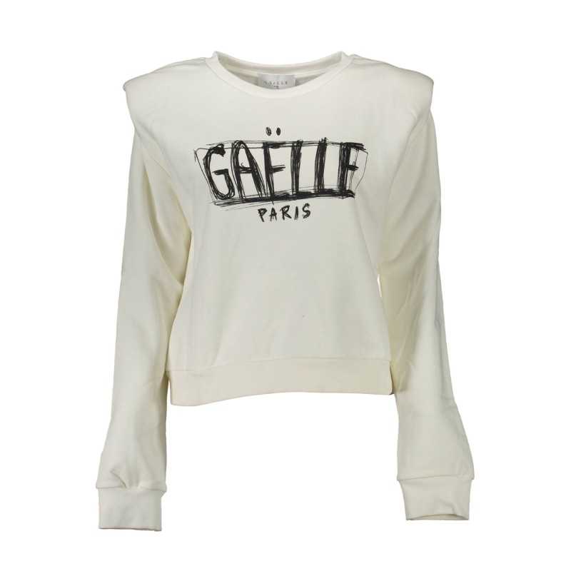 GAELLE PARIS SWEATSHIRT WITHOUT ZIP WOMAN WHITE