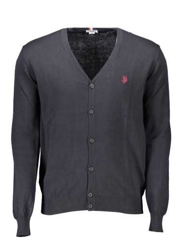 US POLO CARDIGAN MAN BLUE