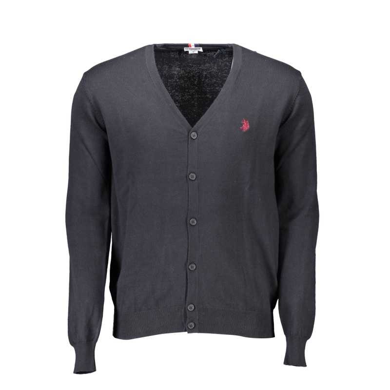 US POLO CARDIGAN MAN BLUE